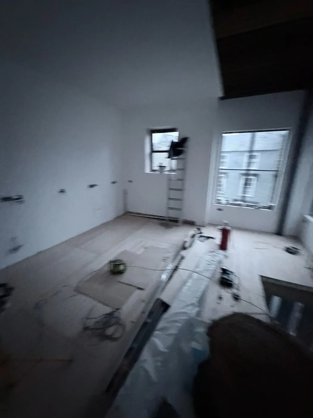 During — Refurbishment in progress