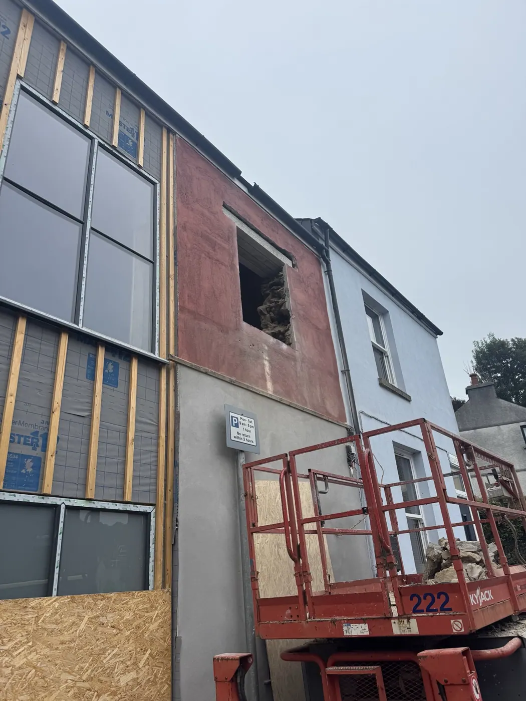 During — Refurbishment in progress