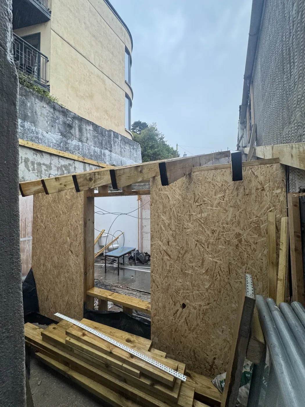 During — Refurbishment in progress
