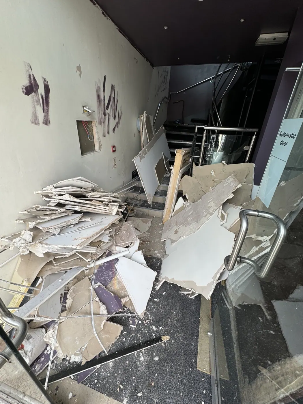 During — Refurbishment in progress