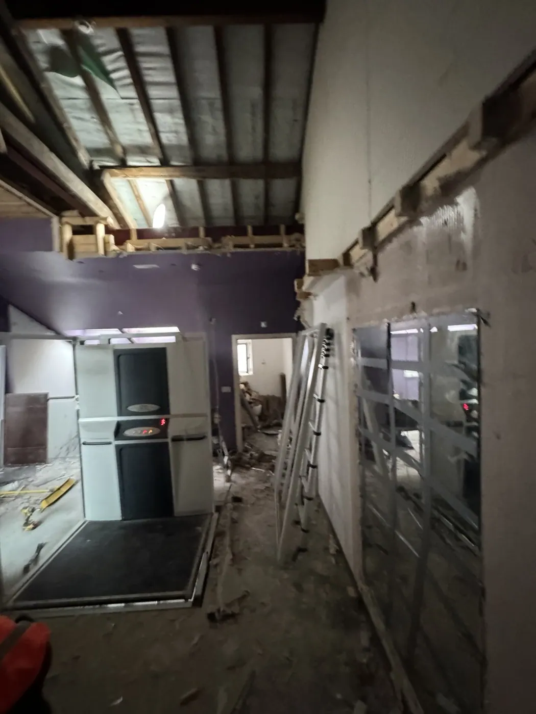 During — Refurbishment in progress