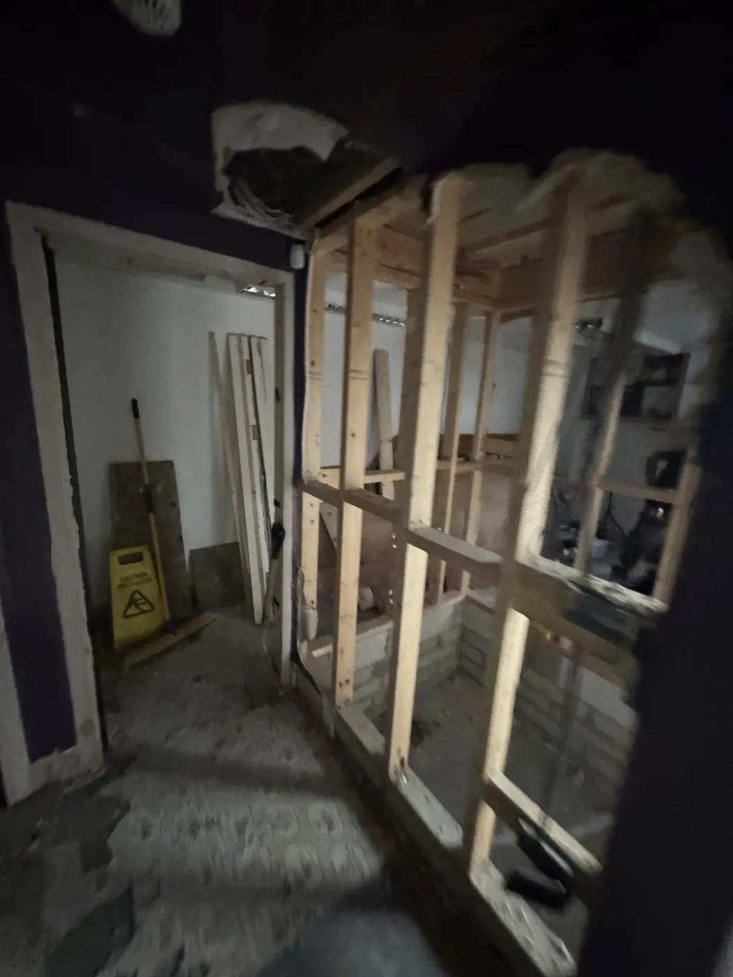 During — Refurbishment in progress