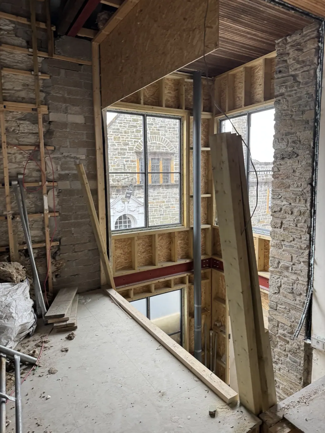 During — Refurbishment in progress