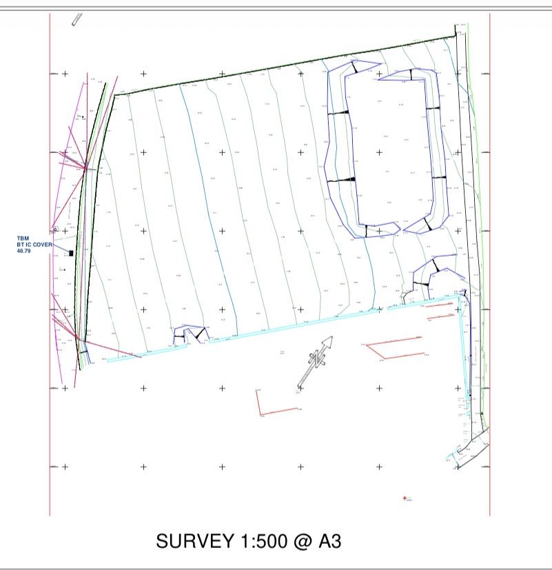 Existing land site survey