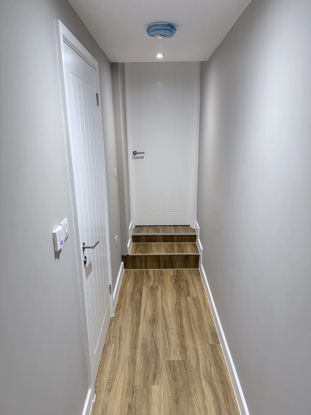 Completed refurbishment — exterior and glazing