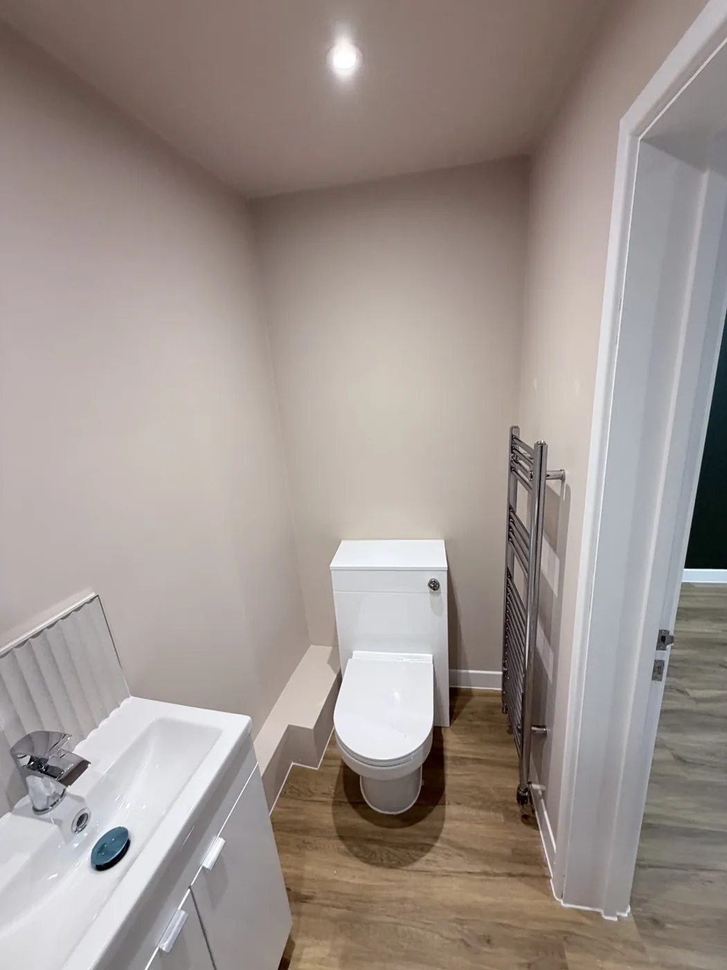 Completed refurbishment — interior finishes