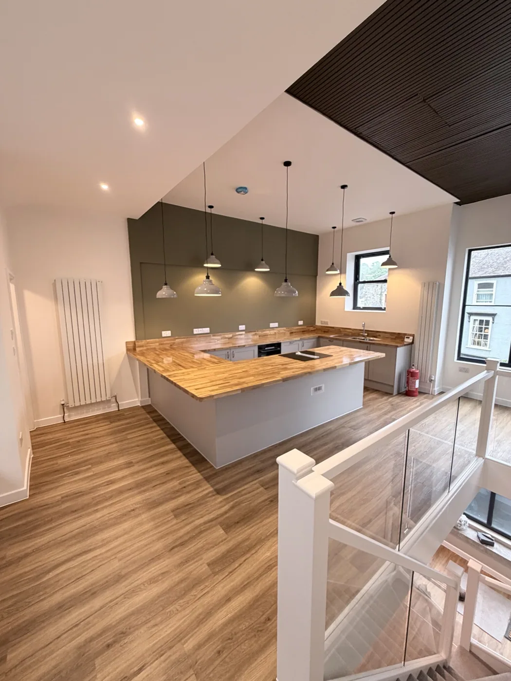 Completed refurbishment — interior finishes