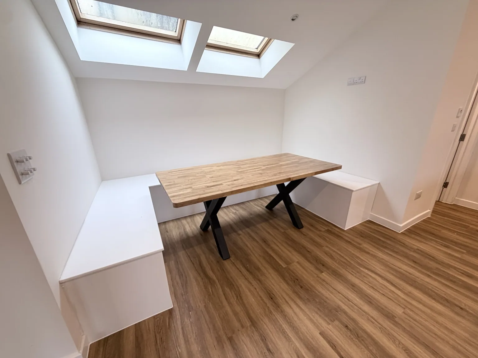 Completed refurbishment — interior finishes