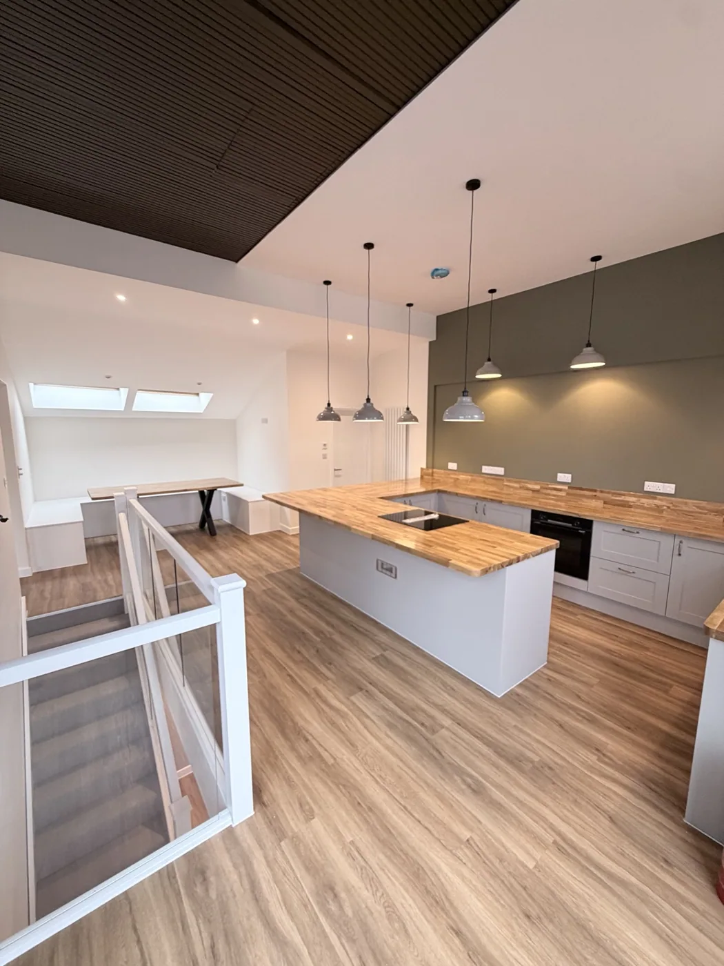 Completed refurbishment — interior finishes