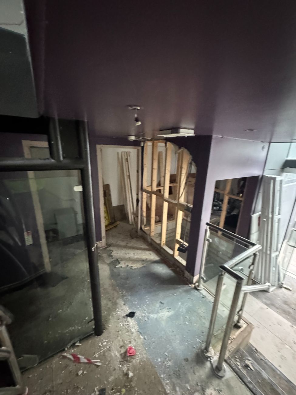 During — Construction works