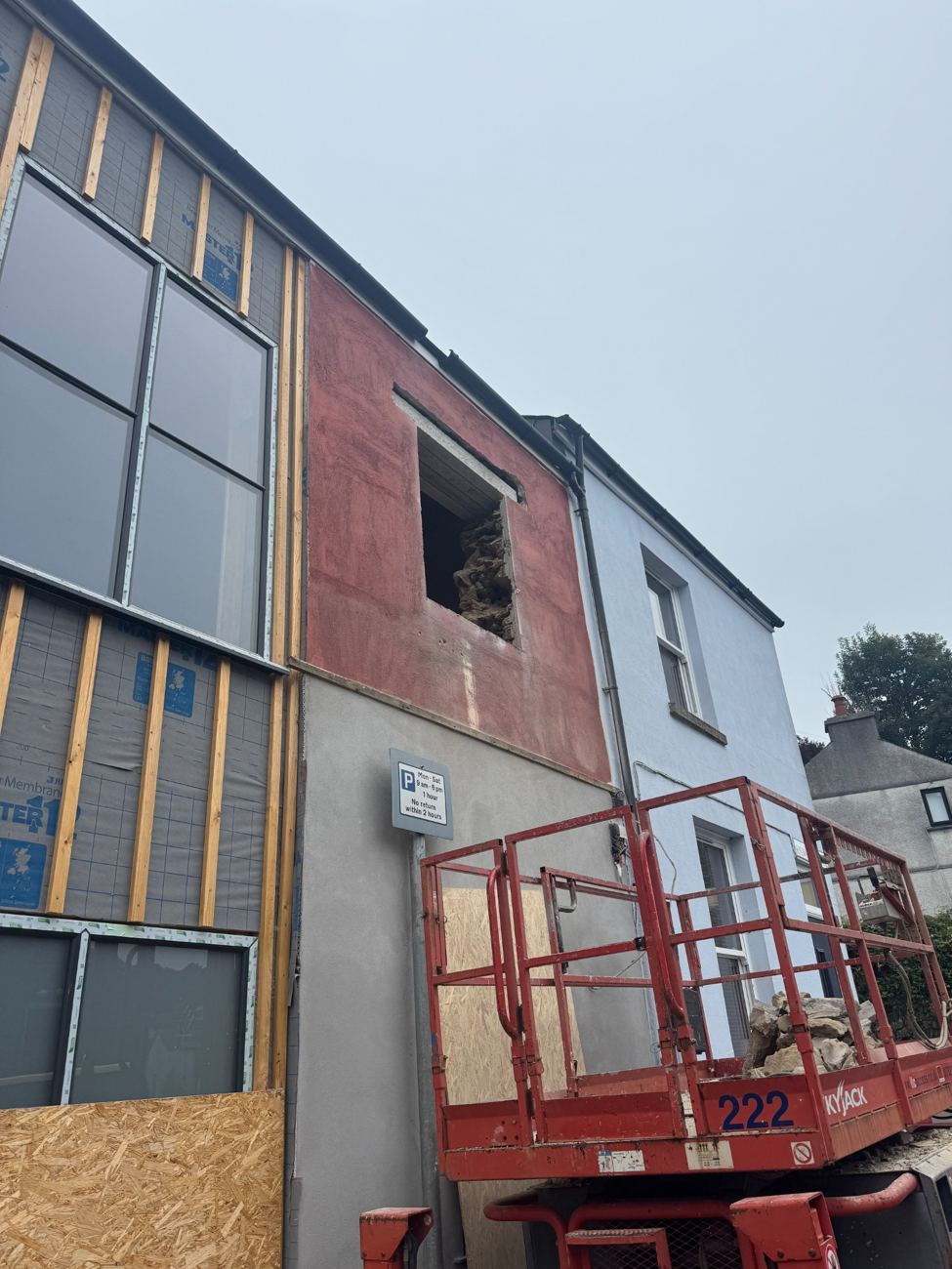 During — Construction works